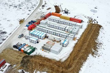 Grönlandi aranybánya építkezési építmények